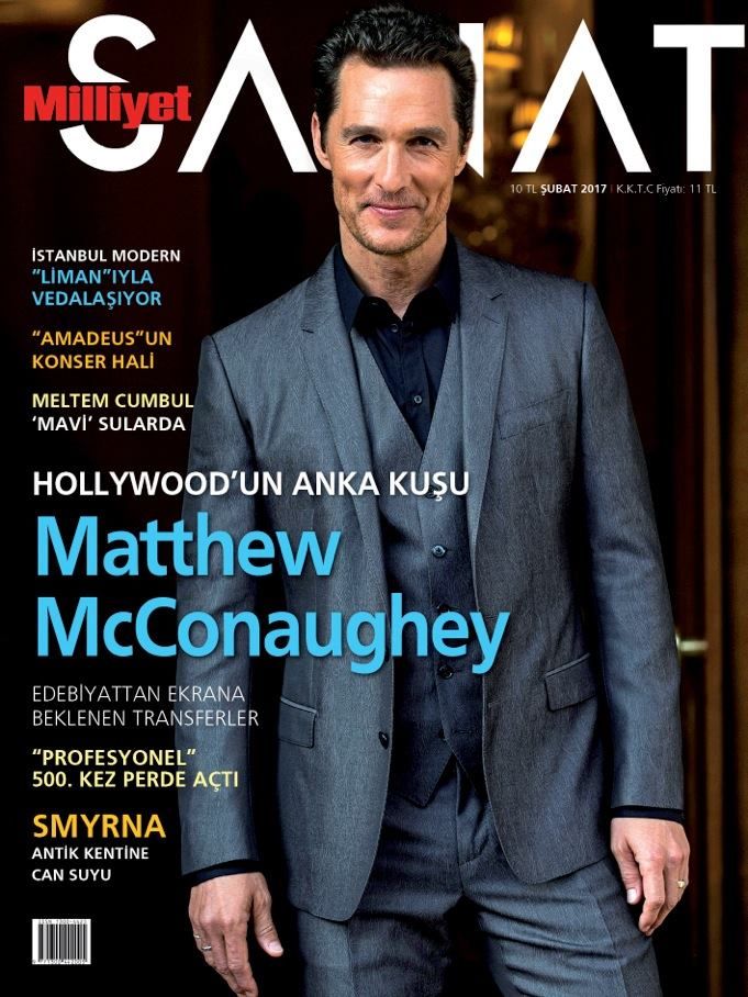 Matthew McConaughey - Milliyet Sanat Magazine Cover [Turkey] (February 2017)