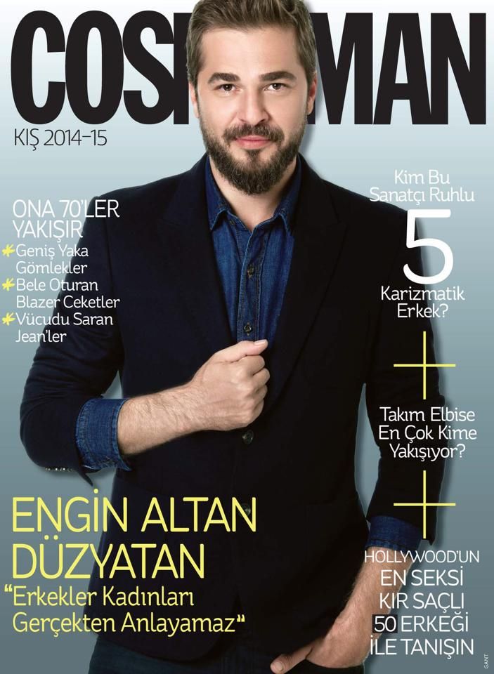 Engin altan düzyatan, cosmopolitan man magazine november 2014 cover ... Altan cover