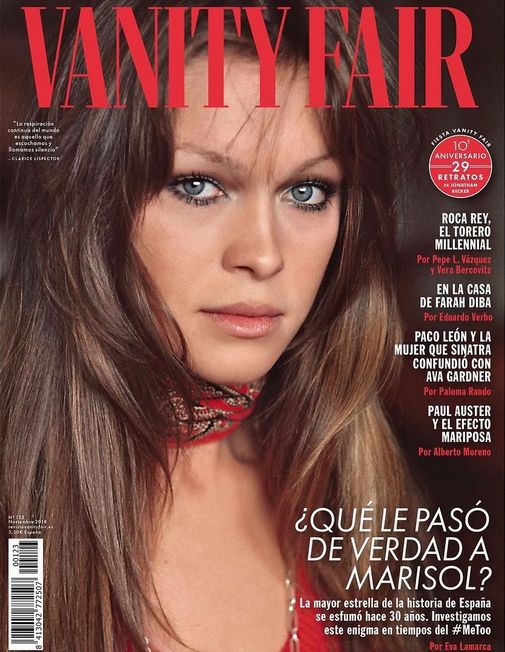 Marisol Vanity Fair November 2018 Cover Photo Spain Vanity Fair Spain November 2018