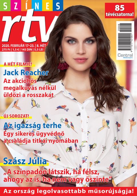 Julia Szasz Szines Rtv Magazine 17 February 2020 Cover Photo Hungary